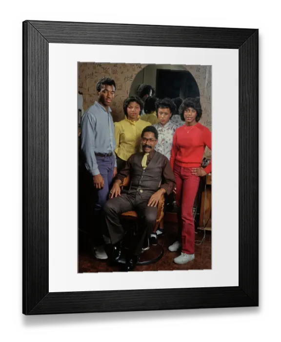 Framed Print : Afro Hair Portrait Session Framed Print : Afro Hair Portrait Session