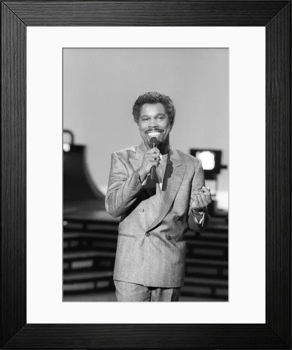 Framed Print : Billy Ocean On American Bandstand Framed Print : Billy Ocean On American Bandstand