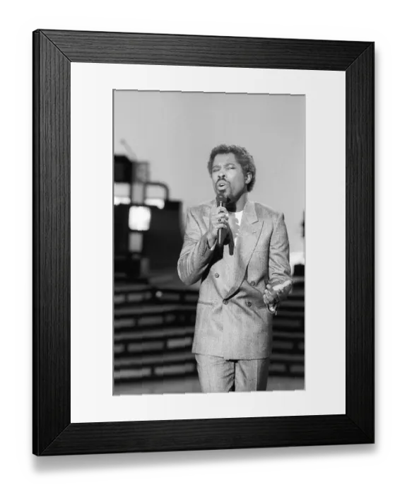Framed Print : Billy Ocean On American Bandstand Framed Print : Billy Ocean On American Bandstand