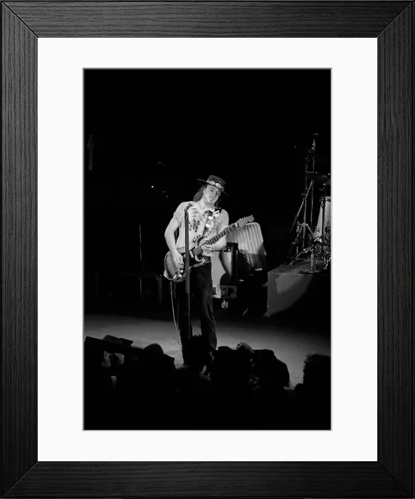 Framed Print : Stevie Ray Vaughan In Concert Framed Print : Stevie Ray Vaughan In Concert