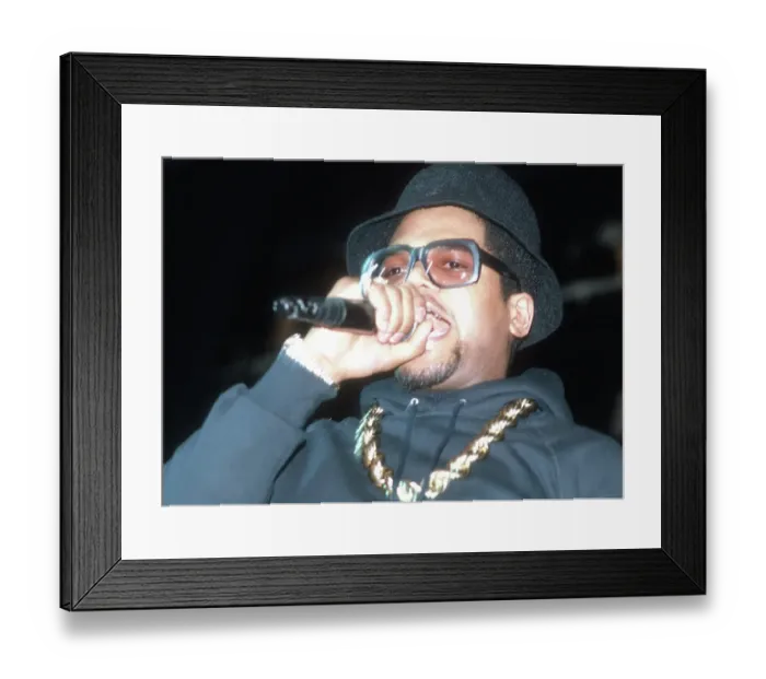 Framed Print : Run-DMC. American hip hop band Run-DMC, circa 1985 Framed Print : Run-DMC. American hip hop band Run-DMC, circa 1985