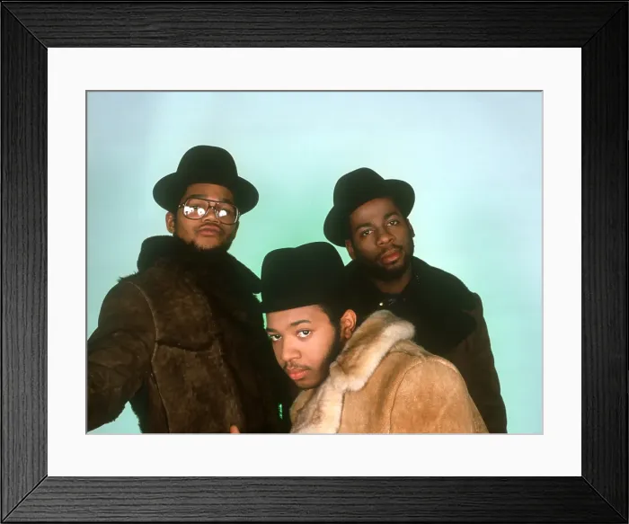 Framed Print : Run DMC Studio Portrait Session In NY Framed Print : Run DMC Studio Portrait Session In NY