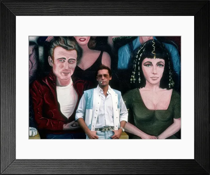 Framed Print : Helmut Berger In Los Angeles Framed Print : Helmut Berger In Los Angeles