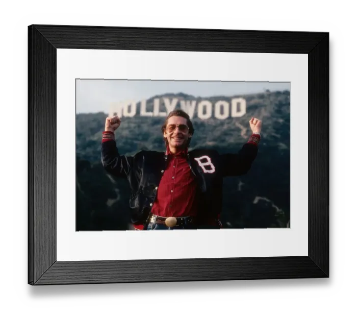 Framed Print : Helmut Berger In Los Angeles Framed Print : Helmut Berger In Los Angeles