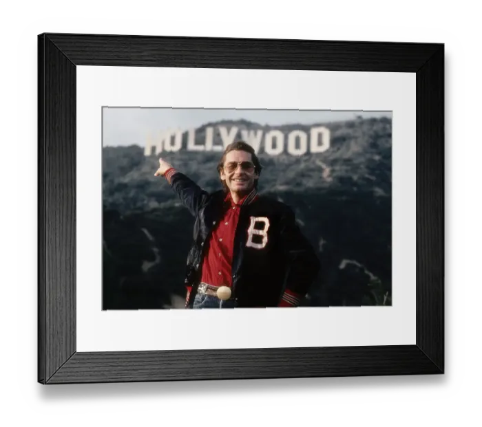 Framed Print : Helmut Berger In Los Angeles Framed Print : Helmut Berger In Los Angeles