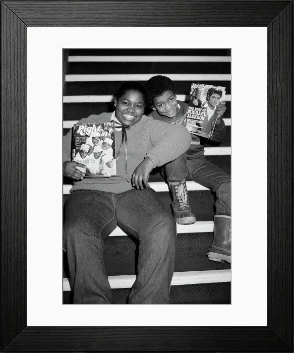 Framed Print : The Tap Dance Kid, Right On! Magazine Feature
