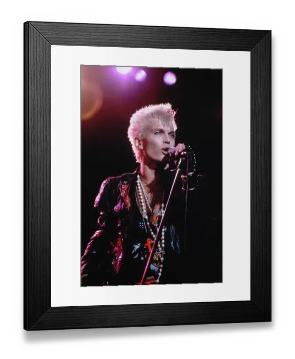 Framed Print : Billy Idol Live Framed Print : Billy Idol Live