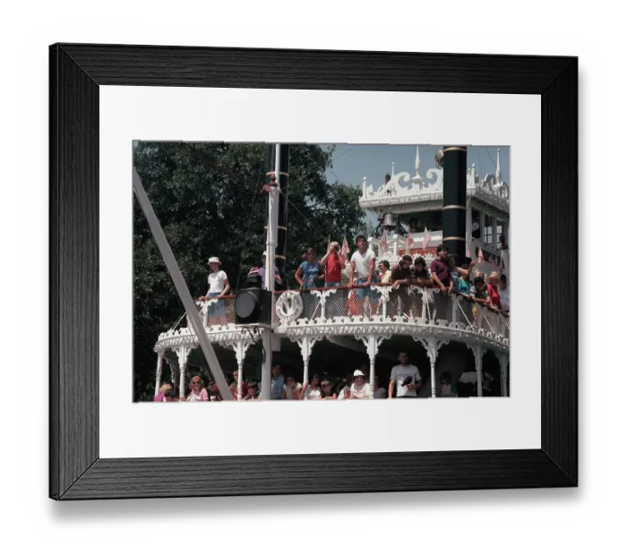 Framed Print : 1984 Summer Olympics - West German Athletes Visit Disneyland Framed Print : 1984 Summer Olympics - West German Athletes Visit Disneyland