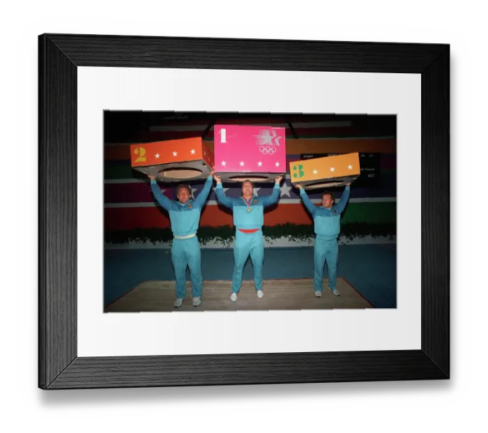 Framed Print : 1984 Summer Olympics - Weightlifting Framed Print : 1984 Summer Olympics - Weightlifting