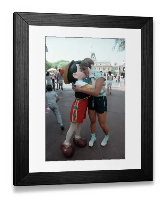 Framed Print : 1984 Summer Olympics - West German Athletes Visit Disneyland Framed Print : 1984 Summer Olympics - West German Athletes Visit Disneyland