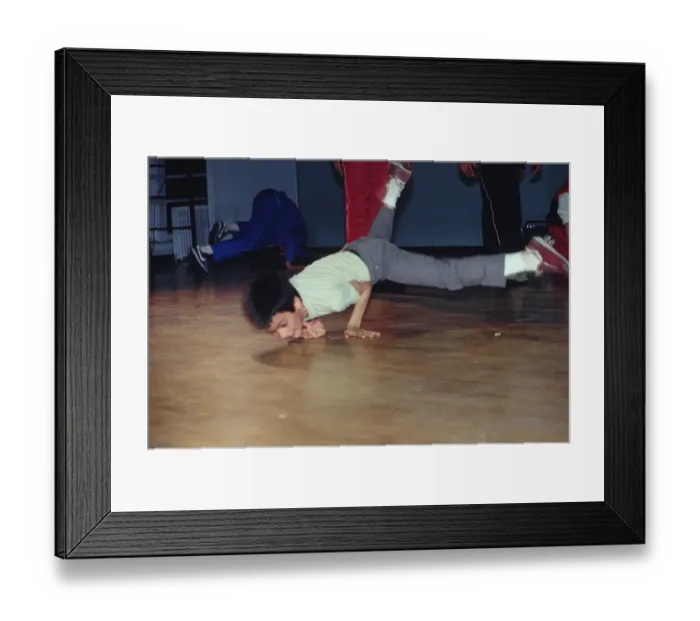 Framed Print : Teen Break Dancer Framed Print : Teen Break Dancer