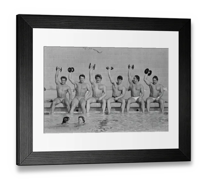 Framed Print : 1984 Summer Olympics - Weightlifting Framed Print : 1984 Summer Olympics - Weightlifting