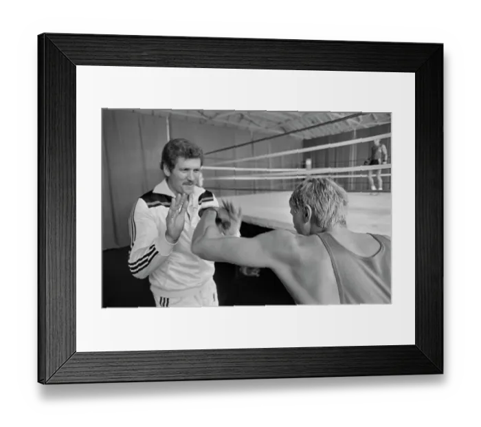 Framed Print : 1984 Summer Olympics - Boxing - West Germany Training Camp Framed Print : 1984 Summer Olympics - Boxing - West Germany Training Camp