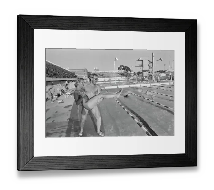 Framed Print : 1984 Summer Olympics - Swimming Framed Print : 1984 Summer Olympics - Swimming