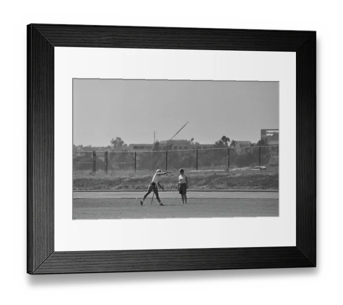 Framed Print : 1984 Summer Olympics - Javelin Framed Print : 1984 Summer Olympics - Javelin