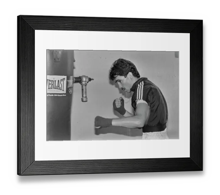 Framed Print : 1984 Summer Olympics - Boxing - West Germany Training Camp Framed Print : 1984 Summer Olympics - Boxing - West Germany Training Camp