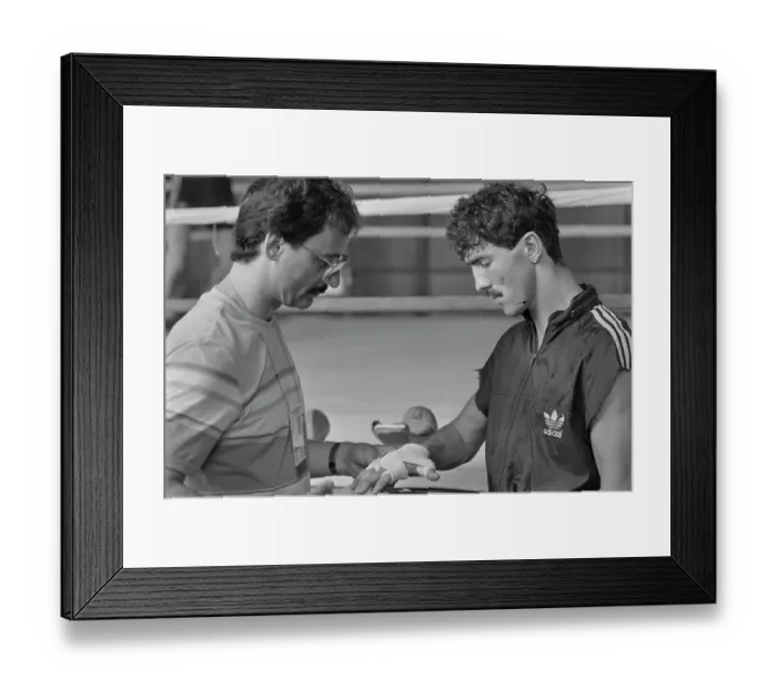 Framed Print : 1984 Summer Olympics - Boxing - West Germany Training Camp Framed Print : 1984 Summer Olympics - Boxing - West Germany Training Camp