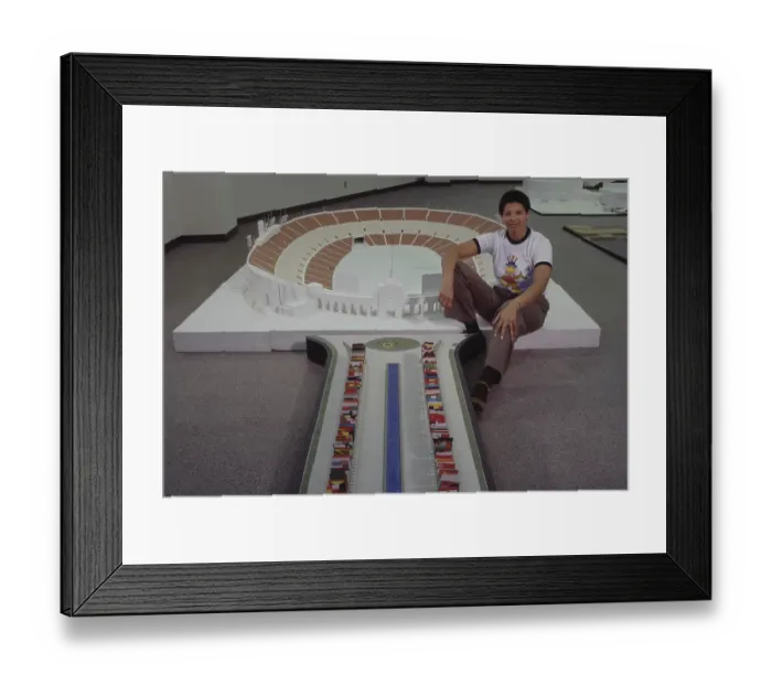 Framed Print : 1984 Summer Olympics - Los Angeles Memorial Coliseum Model Framed Print : 1984 Summer Olympics - Los Angeles Memorial Coliseum Model