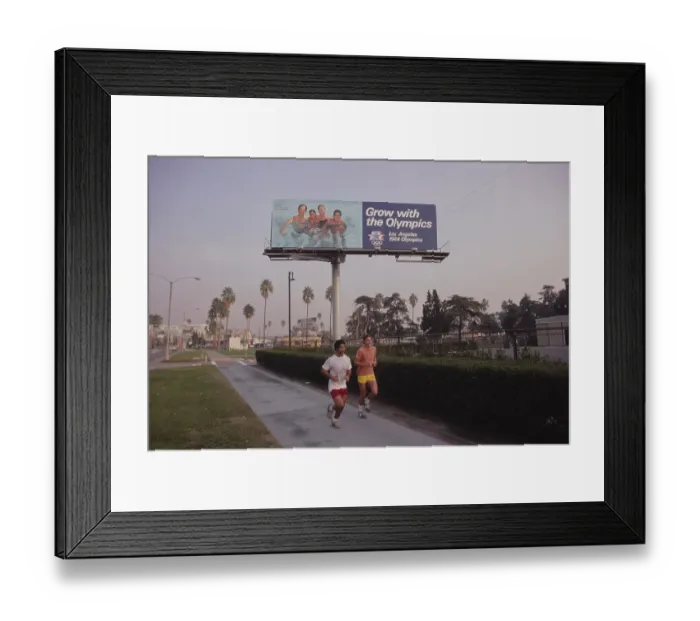 Framed Print : 1984 Summer Olympics - Billboard Framed Print : 1984 Summer Olympics - Billboard