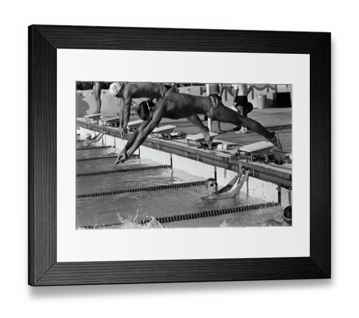 Framed Print : 1984 Summer Olympics - Olympic Swim Stadium Framed Print : 1984 Summer Olympics - Olympic Swim Stadium