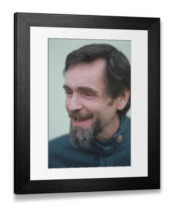 Framed Print : Manson at California Medical Facility Framed Print : Manson at California Medical Facility