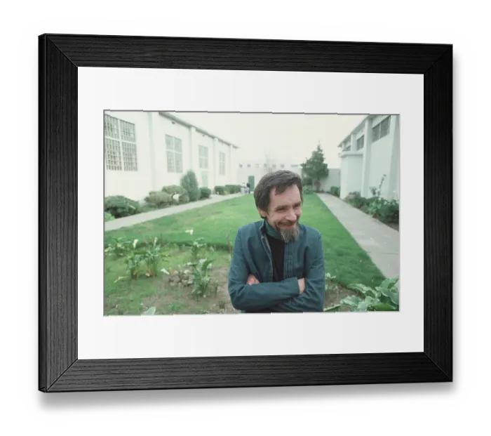 Framed Print : Manson at California Medical Facility Framed Print : Manson at California Medical Facility