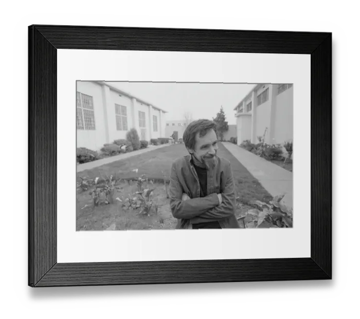 Framed Print : Manson at California Medical Facility Framed Print : Manson at California Medical Facility