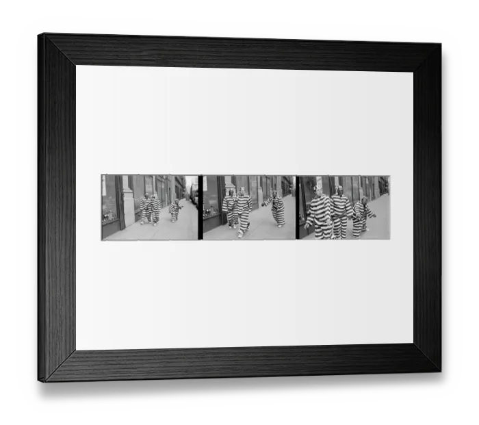 Framed Print : The Fat Boys Jail House Rap - Triptych Framed Print : The Fat Boys Jail House Rap - Triptych