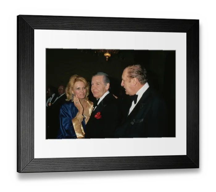 Framed Print : Angie Dickinson Attends 38th Annual Golden Globe Awards