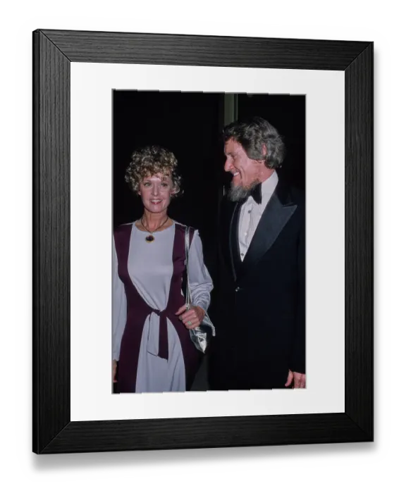 Framed Print : Tippi Hedren & Noel Marshall Framed Print : Tippi Hedren & Noel Marshall