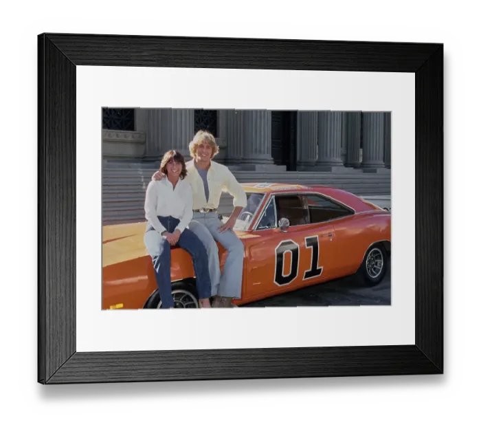 Framed Print : The Dukes Of Hazzard Tiger Beat Feature Framed Print : The Dukes Of Hazzard Tiger Beat Feature