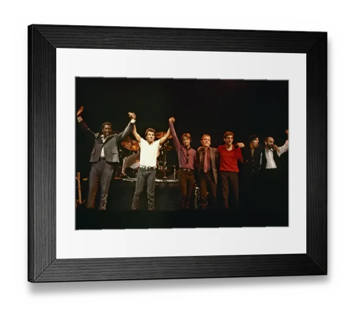 Framed Print : Bruce And The E Street Band Framed Print : Bruce And The E Street Band