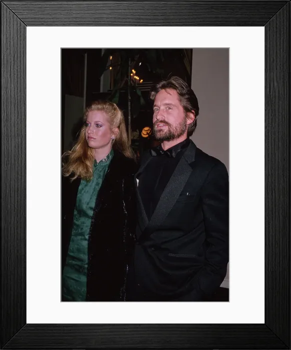 Framed Print : Michael and Diandra Douglas