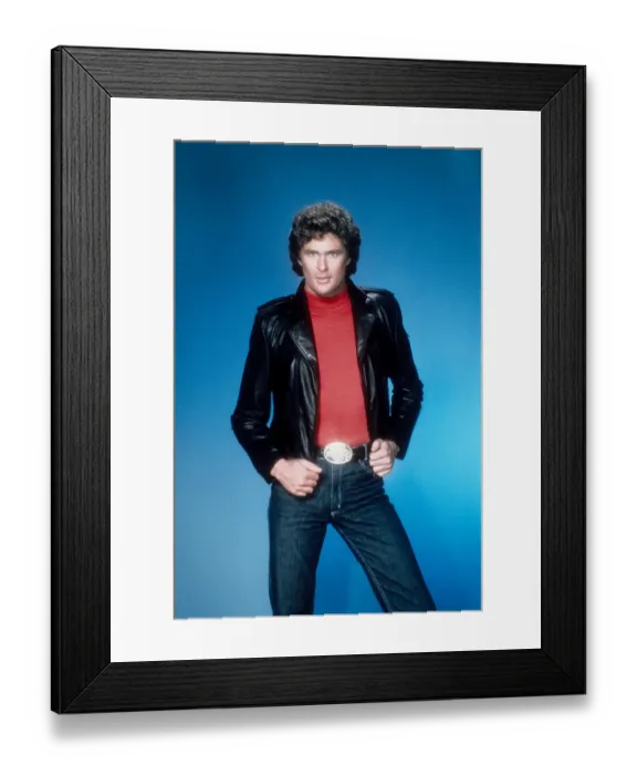 Framed Print : David Hasselhoff Portrait Session