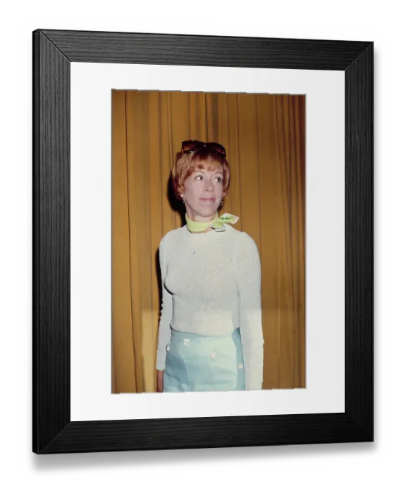 Framed Print : Carol Burnett, American Comedian, Actress & Singer Framed Print : Carol Burnett, American Comedian, Actress & Singer