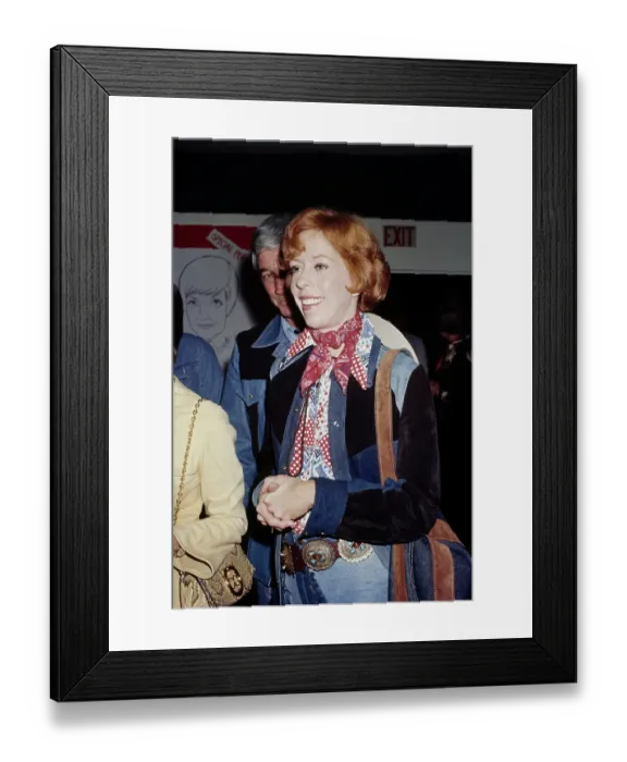 Framed Print : Carol Burnett, American Comedian, Actress & Singer Framed Print : Carol Burnett, American Comedian, Actress & Singer