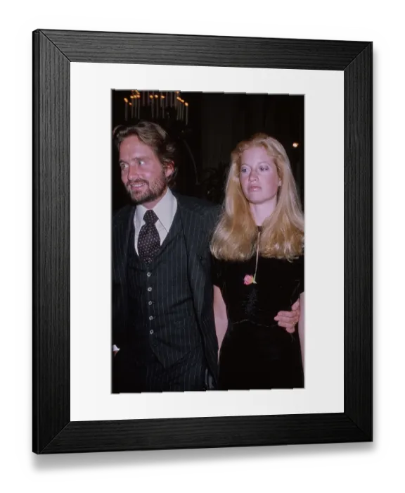 Framed Print : Michael and Diandra Douglas
