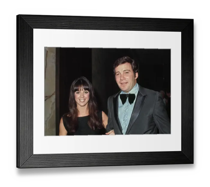 Framed Print : William Shatner & Marcy Lafferty Framed Print : William Shatner & Marcy Lafferty