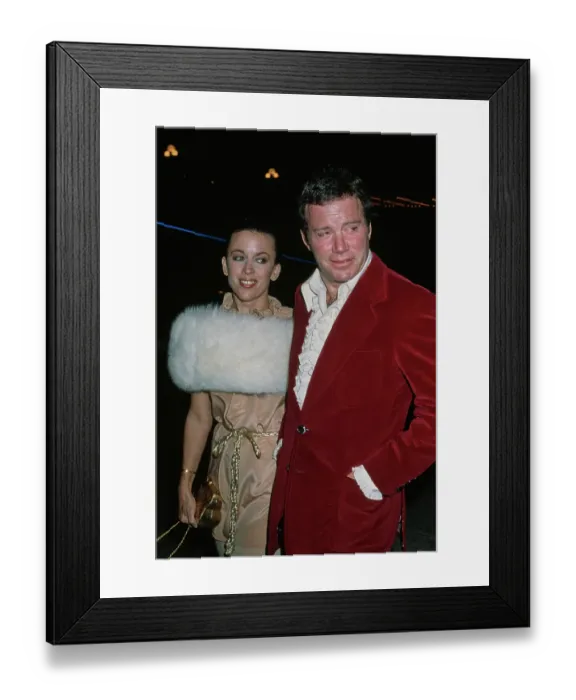Framed Print : William Shatner & Marcy Lafferty Framed Print : William Shatner & Marcy Lafferty