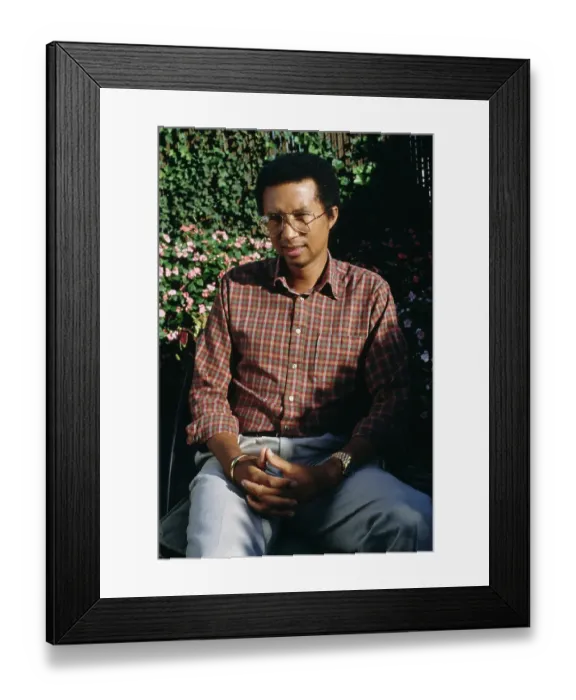 Framed Print : Arthur Ashe, American Tennis Player Framed Print : Arthur Ashe, American Tennis Player