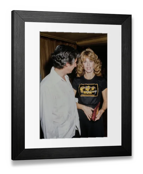 Framed Print : Jane Fonda And Tom Hayden