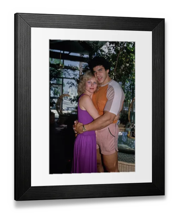 Framed Print : Mr. & Mrs. Lou Ferrigno Framed Print : Mr. & Mrs. Lou Ferrigno