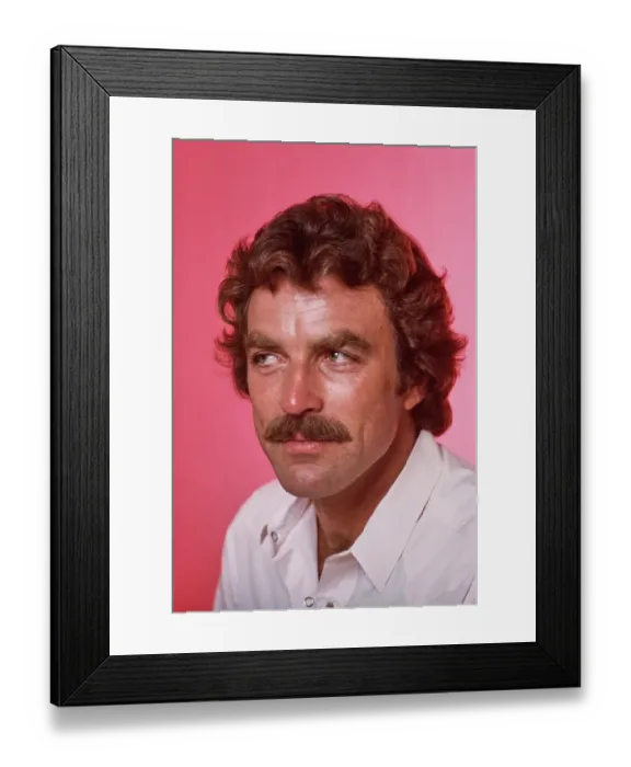 Framed Print : Tom Selleck, American Actor Framed Print : Tom Selleck, American Actor