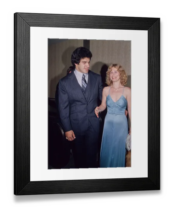 Framed Print : Mr. & Mrs. Lou Ferrigno Framed Print : Mr. & Mrs. Lou Ferrigno