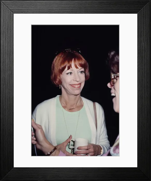 Framed Print : Carol Burnett, American Comedian, Actress & Singer Framed Print : Carol Burnett, American Comedian, Actress & Singer