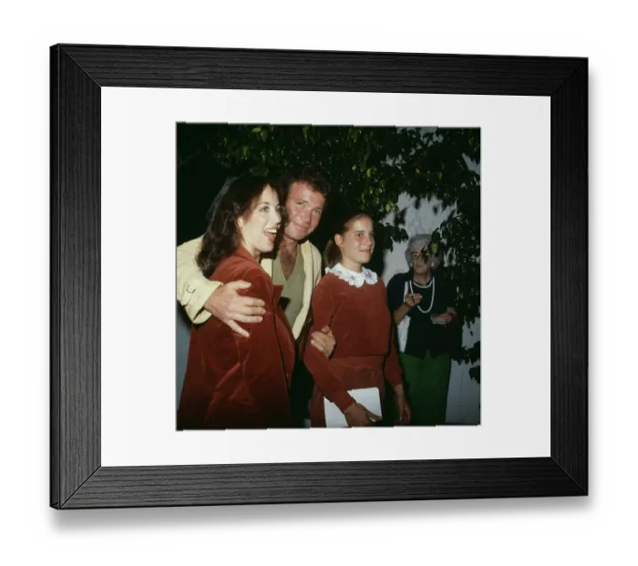 Framed Print : William Shatner & Daughters