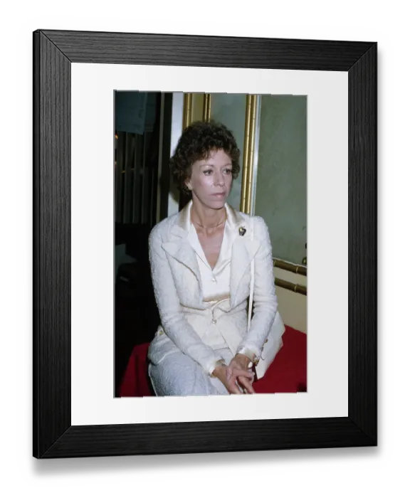 Framed Print : Carol Burnett, American Comedian, Actress & Singer Framed Print : Carol Burnett, American Comedian, Actress & Singer