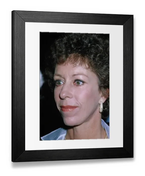 Framed Print : Carol Burnett, American Comedian, Actress & Singer Framed Print : Carol Burnett, American Comedian, Actress & Singer