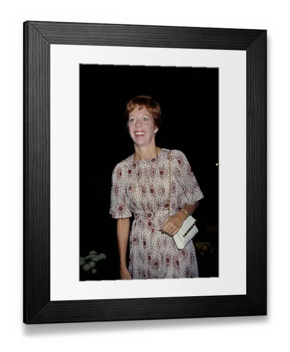 Framed Print : Carol Burnett, American Comedian, Actress & Singer Framed Print : Carol Burnett, American Comedian, Actress & Singer