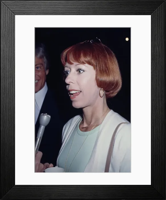 Framed Print : Carol Burnett, American Comedian, Actress & Singer Framed Print : Carol Burnett, American Comedian, Actress & Singer